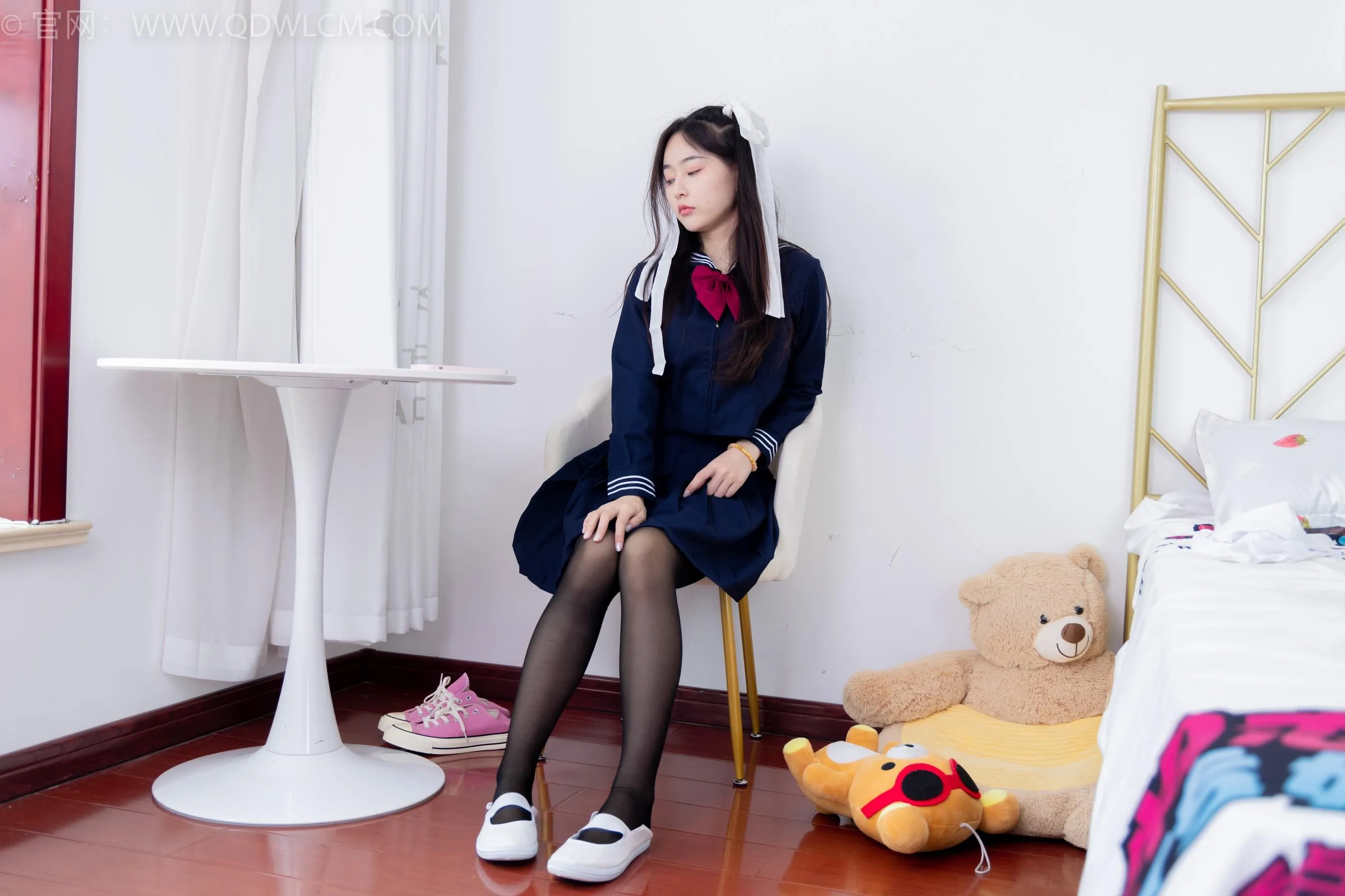 物恋传媒 NO.1544 美兔-学院少女 [151P]插图8